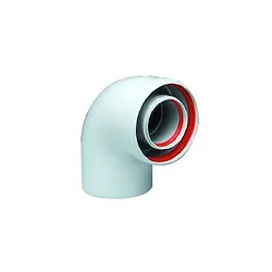 Curva 90&deg; in propilene con diametro 80 mm codice prod: KHG71405921 product photo