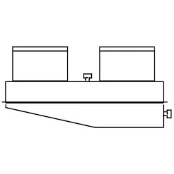 Sdoppiatore con presa analisi fumi 80/80 codice prod: 0020221354 product photo