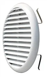 Griglia tonda univ.c/molle e rete d.155 mm per foro d.80-125 mm bianca codice prod: DSV16997 product photo