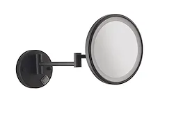 EVA specchio ingranditore tondo 5x con led nero opaco codice prod: 000021171400000 product photo