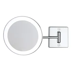 Discolo led c35/1kk3 specchio ingranditore x3 tondo da parete ø23 1 braccio illuminazione a led crom codice prod: C35/1KK3 product photo