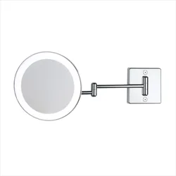 Discolo led c35/2kk3 specchio ingranditore x3 tondo da parete ø23.2 braccia, illuminazione a led codice prod: C35/2KK3 product photo