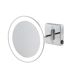 Discolo led hotel h35/1kk2 specchio ingranditore x2 braccio singolo cromato codice prod: H35/1KK2 product photo