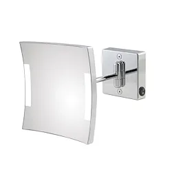 Quadrolo led hotel h60/1kk3 specchio ingranditore x3 da parete 1 braccio, illuminazione a led codice prod: H60/1KK3 product photo
