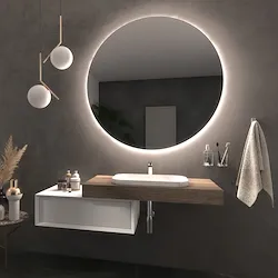 Specchio Capraia 4000 k luce naturale Ø 90 codice prod: T012 product photo