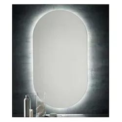 Living specchio ovale 50x90 con led perimetrale codice prod: 000LV01LED product photo