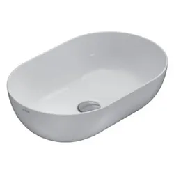 T-edge lavabo da appoggio 54x36 bianco lucido codice prod: B6054BI product photo