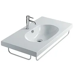 M2 lavabo sospeso 90x48 bianco lucido monoforo codice prod: 5232 product photo