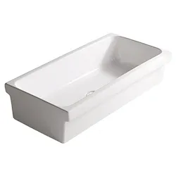 Ninive lavabo canale sospeso 120x45 bianco lucido codice prod: 2007 product photo