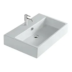 Plus Design lavabo 60x48 bianco lucido monoforo codice prod: 6102 product photo
