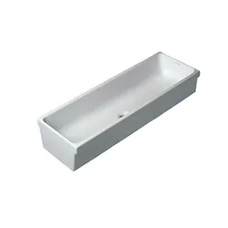 Elleboro lavabo a canale ceramica bianco codice prod: 500.899.00.1 product photo
