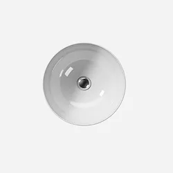 Pura 42/ta lavabo h22 42 tondo senza troppo pieno bianco codice prod: 885211 product photo