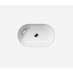 Pura 60/ta lavabo appoggio 60x37 bianco lucido 11 codice prod: 883411 product photo