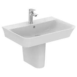 Connect Air lavabo a bacinella da appoggio 46x65 bianco lucido codice prod: E035101 product photo