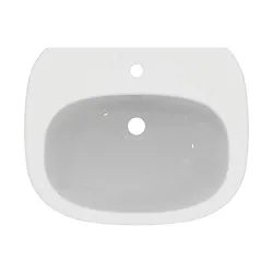 Tesi New lavabo sospeso 65x50 bianco lucido monoforo colonna e semicolonna non inclusa codice prod: T351301 product photo