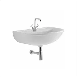 Ydra lavabo 1/3 fori semi colonna 63x51 bianco codice prod: 33040000 product photo