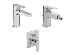Kit rubinetti monoleva Cerafine D lavabo - bidet - doccia codice prod: BC686AA+BC691AA+A7189AA product photo
