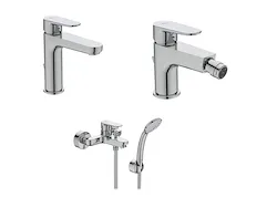 Kit rubinetti monocomando Cerafine O lavabo - bidet - vasca codice prod: BC699AA+BC705AA+BC706AA product photo