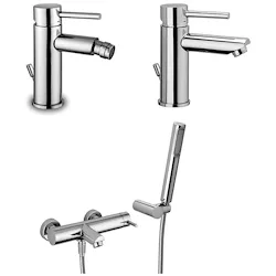 Stick set rubinetti monoleva lavabo, bidet e vasca codice prod: SK075HCR SK135HCR SK023CR product photo