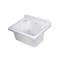 Pilozzi lavatoio a muro 42x34 in resina bianco codice prod: 2051D/SCAT product photo