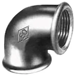 Gomito 90° ff 3" znt 90 angolo ghisa malleabile zincato codice prod: 0900500A product photo