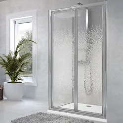 Star 2.0 parete doccia due ante a soffietto 66x72 profilo cromato e vetro trasparente codice prod: STA2S66-1B product photo