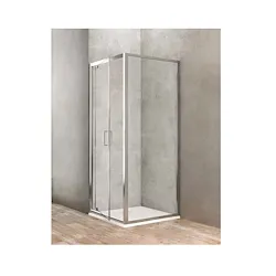 Gold parete doccia fissa 78x80 profilo cromato e vetro trasparente codice prod: BBGOLTPF80 product photo