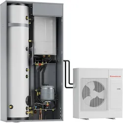 MAGIS PRO 6 V2 CON BASIC MAGIS PRIO POMPA CALORE SPLITATTA MONOFASE INVERTER 6KW IN ARMADIO TECNICO product photo