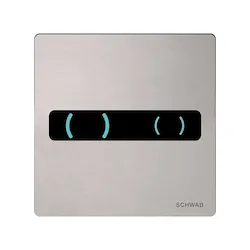 Placca Nea duo steel sv acciaio Inox codice prod: 4060505601 product photo