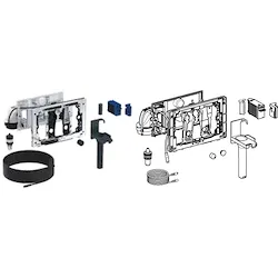 Duofresh 115.052.21.1 sistema aspirazione/igienizzante per cassetta sigma 8 cm cornice cromo lucido codice prod: 115.052.21.1 product photo