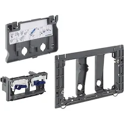 Kit placca nuova su cassetta unica vecchio 242 nero codice prod: 242.351.00.1 product photo