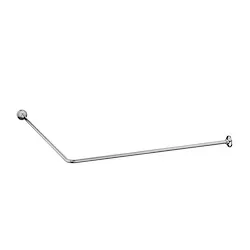 Hotellerie tubo per doccia in ottone L.84 cm, ad angolo, composto da 2 attacchi a parete codice prod: A0148ACR product photo