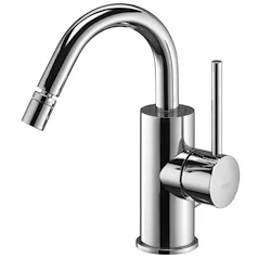 Light rubinetto bidet monoleva con bocca girevole codice prod: LIG138CR product photo