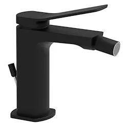 Tilt rubinetto miscelatore bidet nero opaco con scarico automatico 1”1/4G codice prod: TI135NO product photo