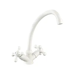 Rubinetto monoforo per lavello con doppia maniglia codice prod: EST000000B product photo