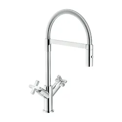 Lira rubinetto cucina con doccia estraibile codice prod: LR116300CR product photo