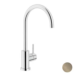 Live rubinetto cucina tradizionale con bocca girevole nickel spazzolato codice prod: LV00133IX product photo