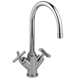 Quattro rubinetto lavello monoforo con canna orientabile codice prod: QTV180CR product photo