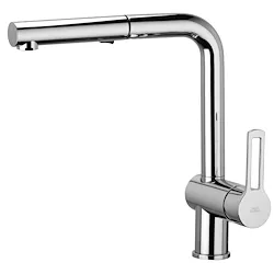 Ringo West miscelatore lavello monoforo con canna orientabile codice prod: RIN285CR product photo