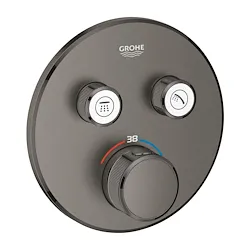 Grohtherm Smartcontrol miscelatore termostatico doccia parte esterna a 2 vie grigio antracite codice prod: 29119AL0 product photo