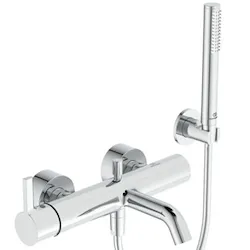 Joy miscelatore vasca/doccia esterno con doccetta 1funzione/flessibile/supporto cromato codice prod: BC787AA product photo