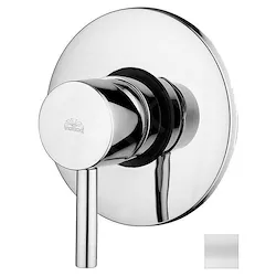 LIGHT miscelatore doccia incasso piastra lusso bianco codice prod: LIG011BO product photo