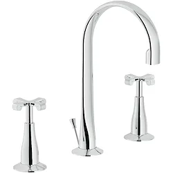 Carlos Primero rubinetto cucina tradizionale con bocca girevole codice prod: CP212/1CR product photo