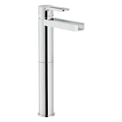 New Road rubinetto lavabo a cascata a bocca alta codice prod: RDC0128/2CR product photo