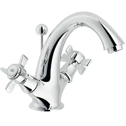 Ritz rubinetto lavabo bicomando cromato codice prod: RI49118/6CR product photo