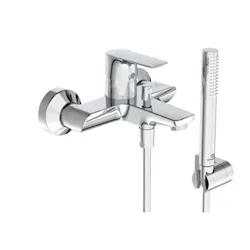 Connect air miscelatore vasca/doccia esterno con accessori con doccetta cromato codice prod: A7056AA product photo