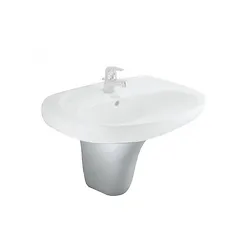Garda semicolonna per lavabo bianco lucido codice prod: J041600 product photo