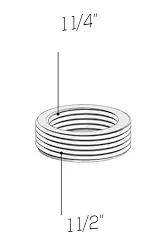 RIDUZIONE MOPLEN F 1"1/4 - M 1"1/2 codice prod: DSV20689 product photo