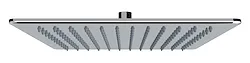 SOFFIONE QUADRATO ACC.INOX D.300X300 7MM SNODO ORIENTABILE C/ATTACCO 1/2" codice prod: DSV20653 product photo