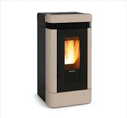 Lucia plus to pellet 13,1KW stufa canalizzata tortora codice prod: 1283252 product photo